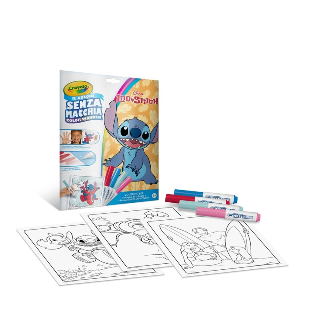 Color Wonder Coloring  Set - Disney Lilo&Stitch confezione con contenuto