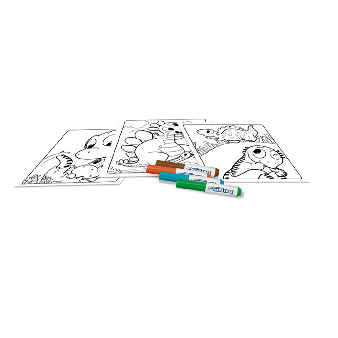 Color Wonder Coloring Set - Dinosauri contenuto