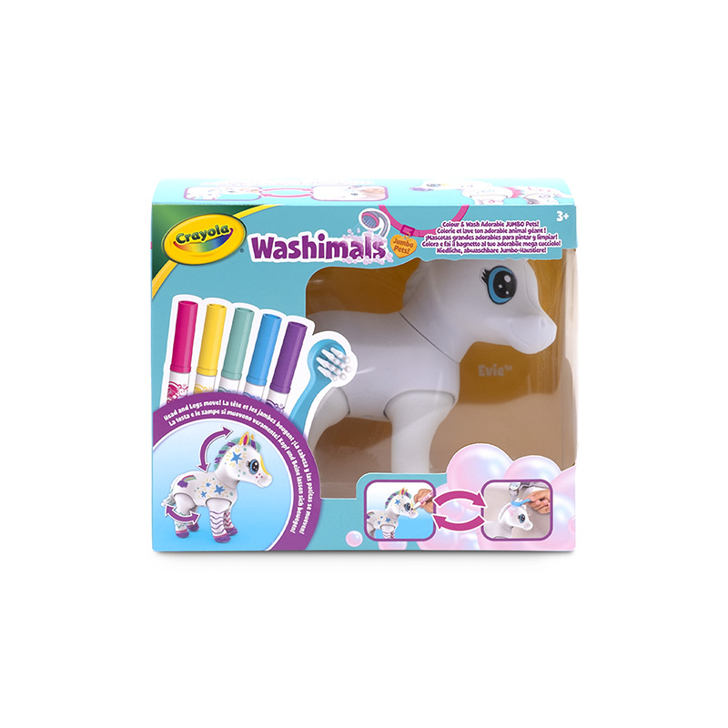 Washimals Jumbo Pets – Big Evie  Vista frontale.