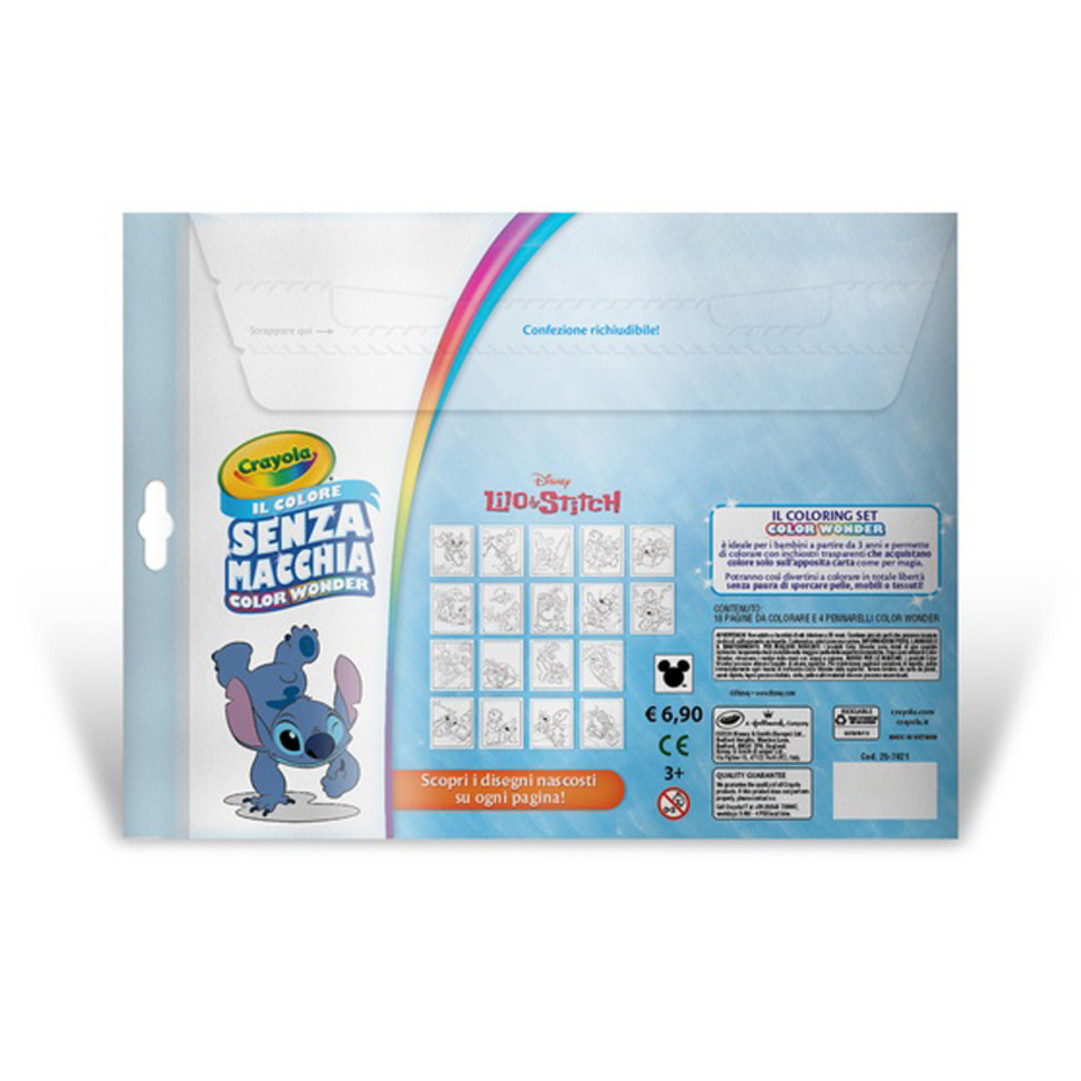 Color Wonder Coloring  Set - Disney Lilo&Stitch vista posteriore