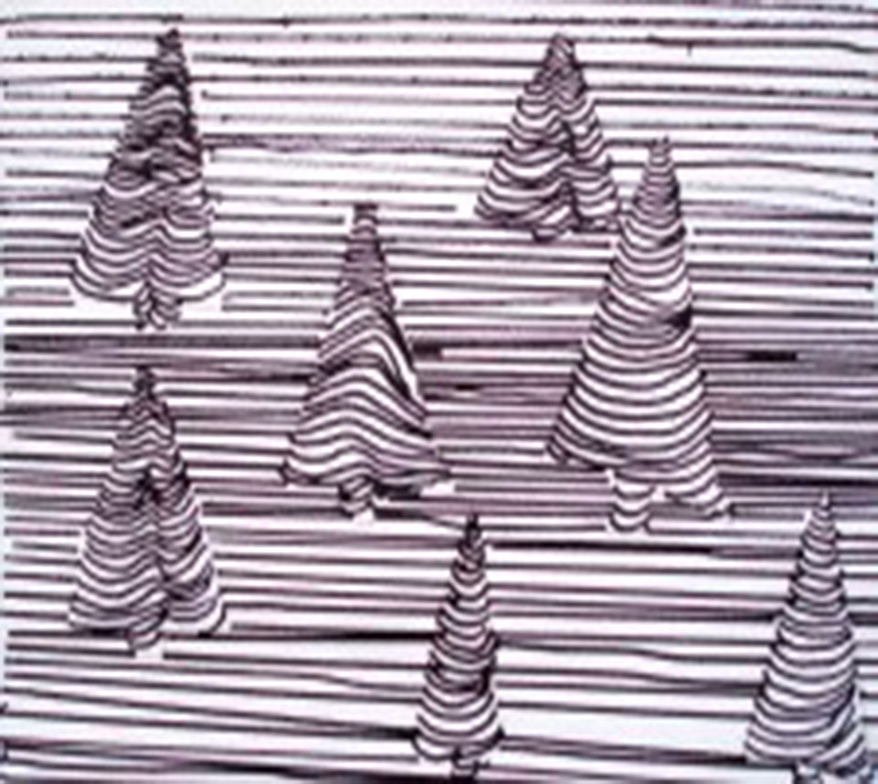 Bridget Riley-Inspired Op Art