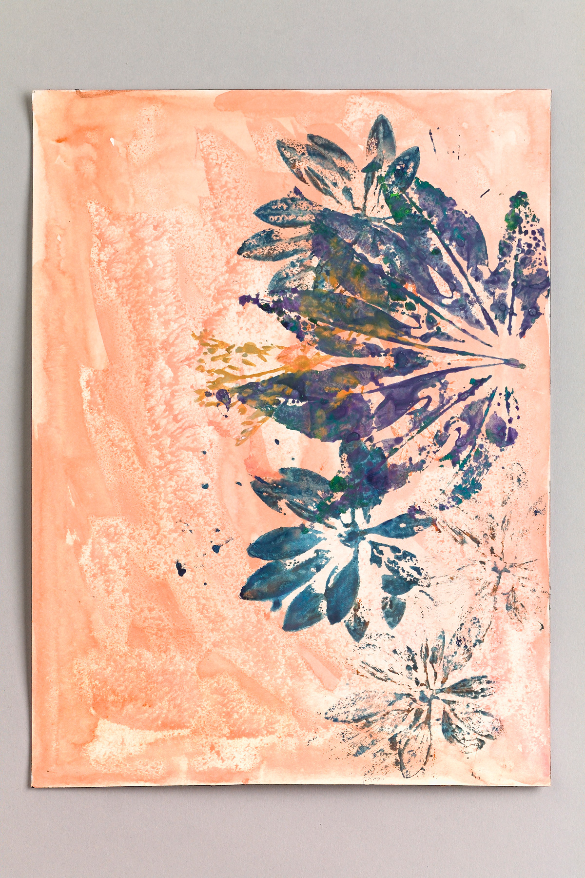 Painted Plant Prints