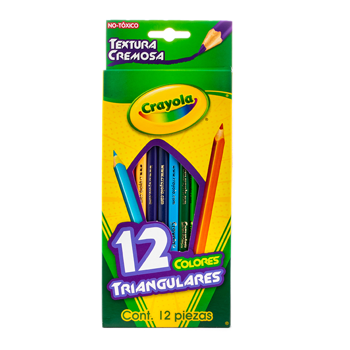 12 Lápices Triangulares Front