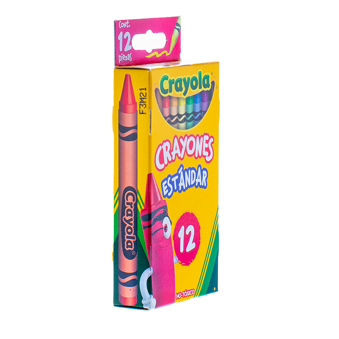 12 Crayones Estandar Left side