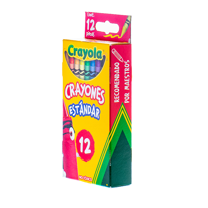 12 Crayones Estandar Right side