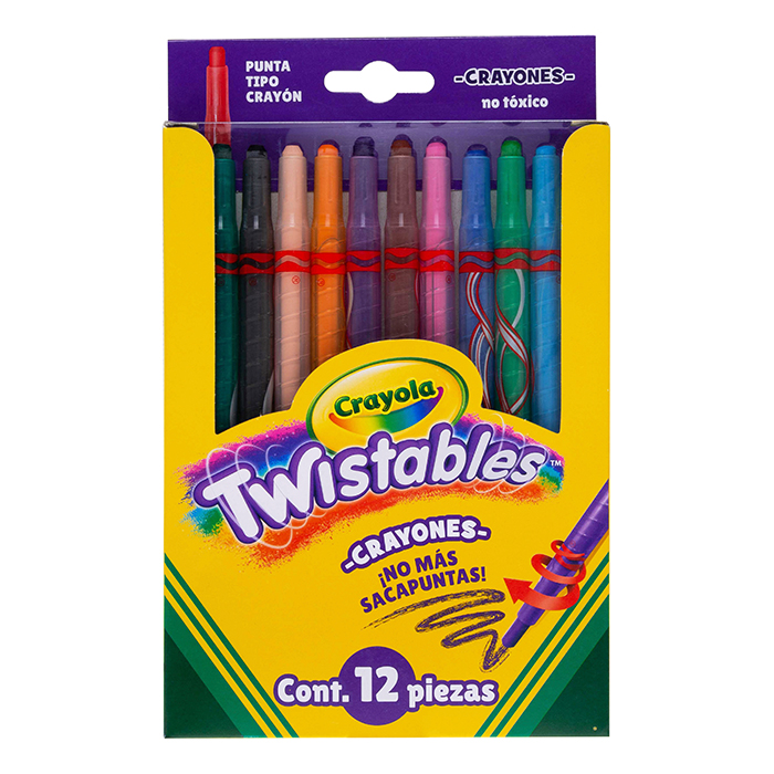 12 Crayones Twistables Front