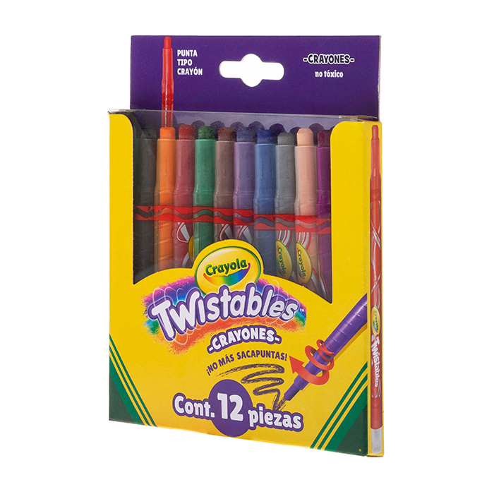 12 Mini Crayones Twistables Right side