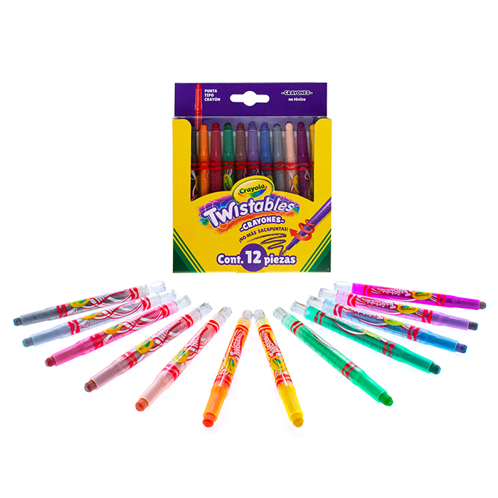 12 Mini Crayones Twistables Products