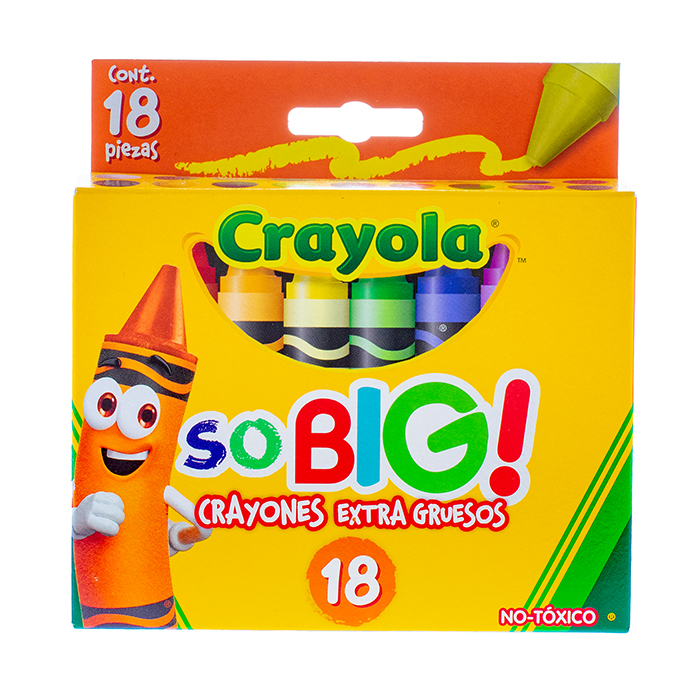 18 Crayones So Big Front