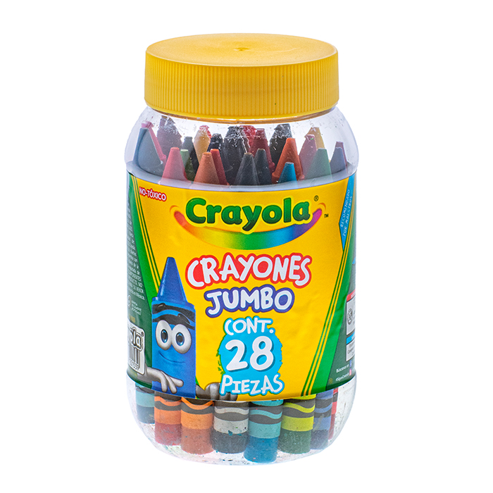 28 Crayones JUMBO Front