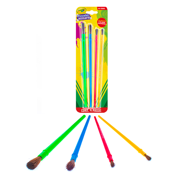 4 Pinceles Escolares Products