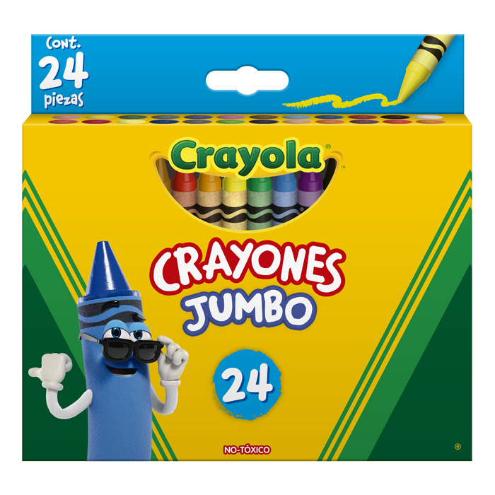 24 Crayones Jumbo Front