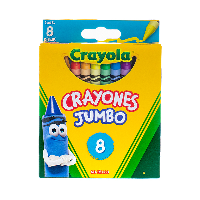 8 Crayones JUMBO Front