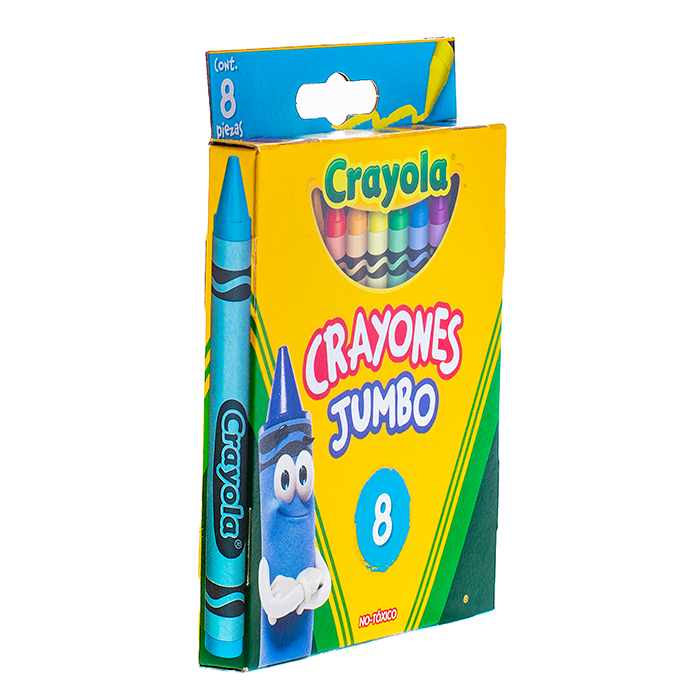 8 Crayones JUMBO Left side
