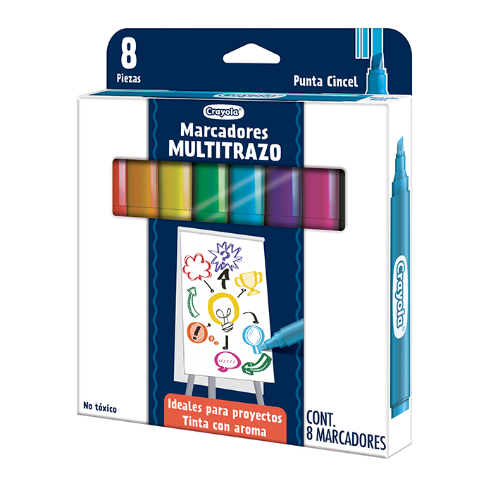 8 Marcadores Multitrazo Right side