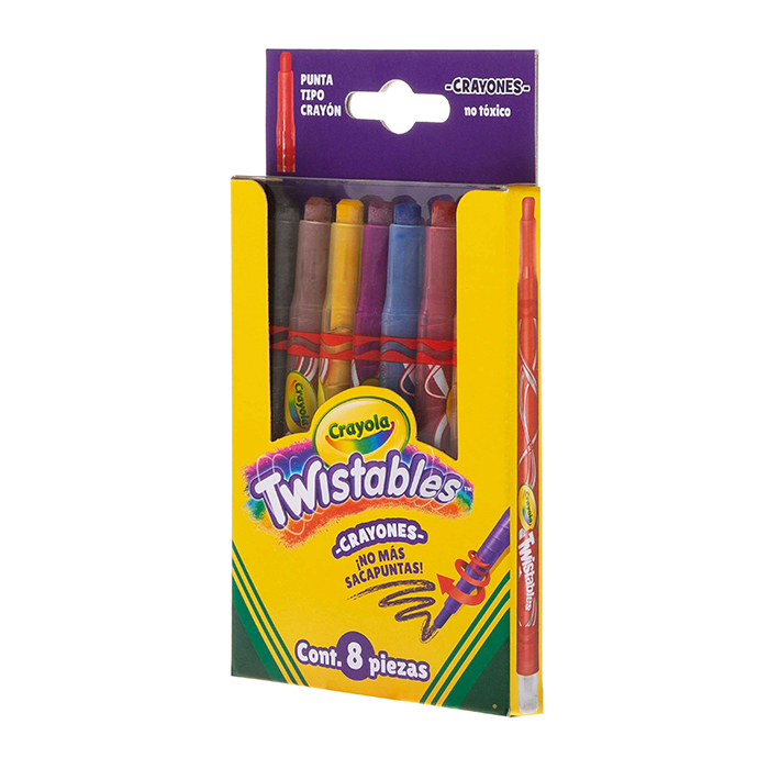 8 Mini Crayones Twistables Right side