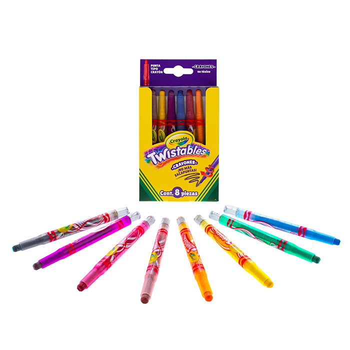 8 Mini Crayones Twistables Productos