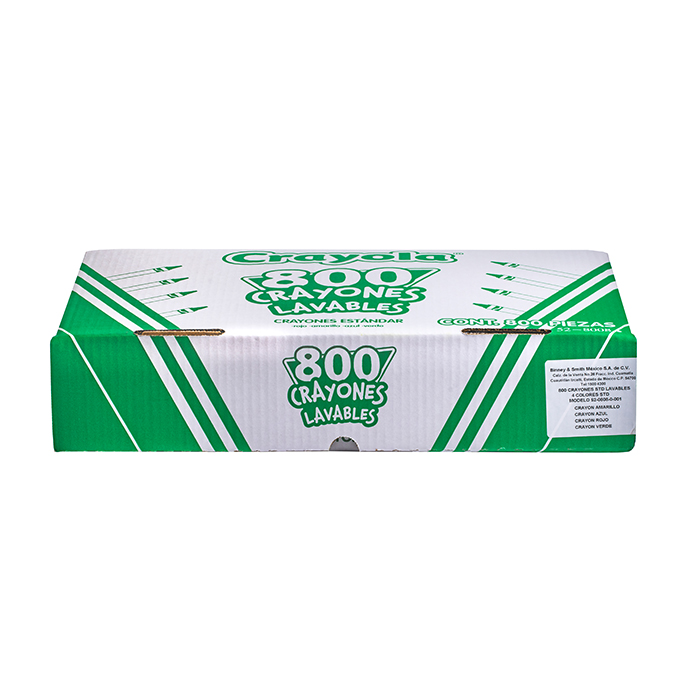800 Crayones Estándar Front