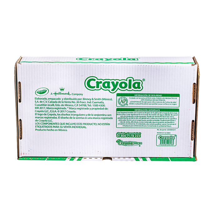 800 Crayones Estándar back