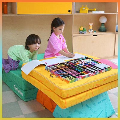 Crayola x Nugget furniture. 