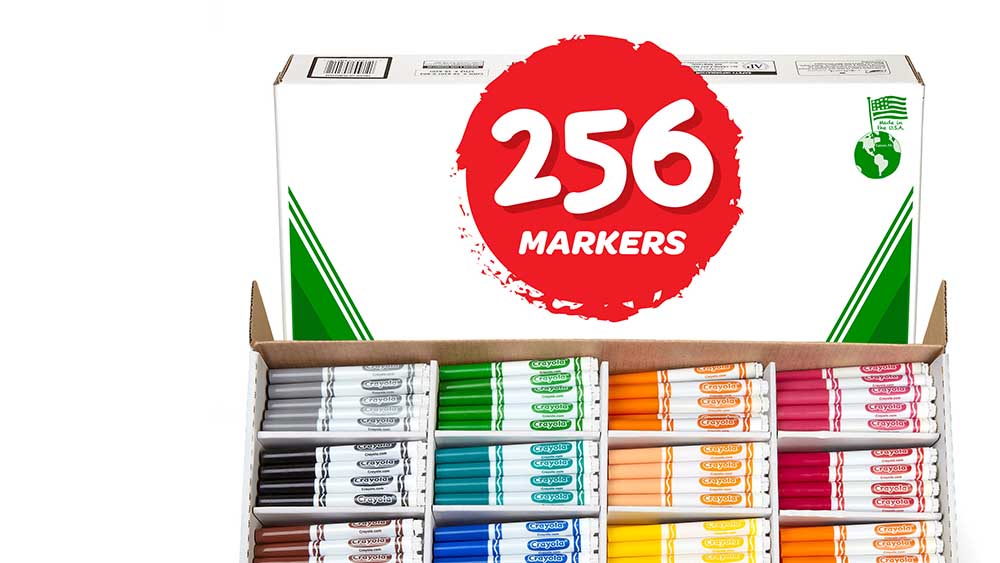 Bulk Markers in a box.