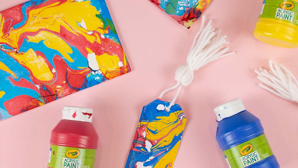 Pinturas acrílicas y arte.