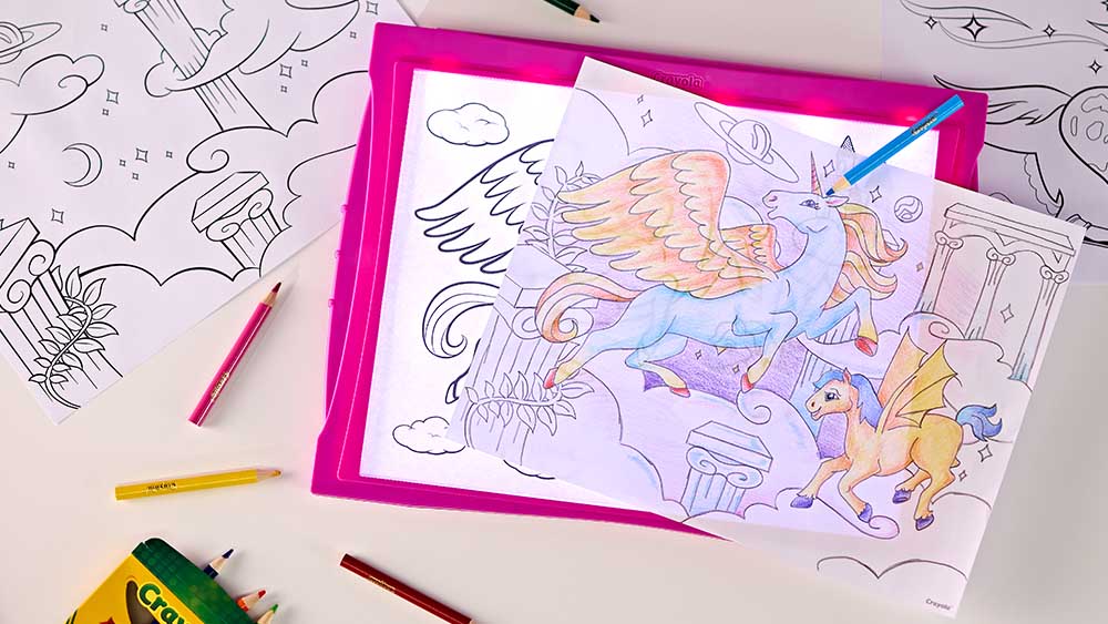 unicorn light pad sheet