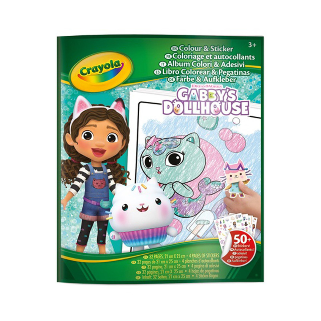 Album Colour & sticker  - Gabby's DollhouseFront view