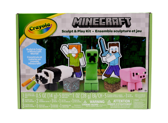 Minecraft Sculpt & Play KitFront view