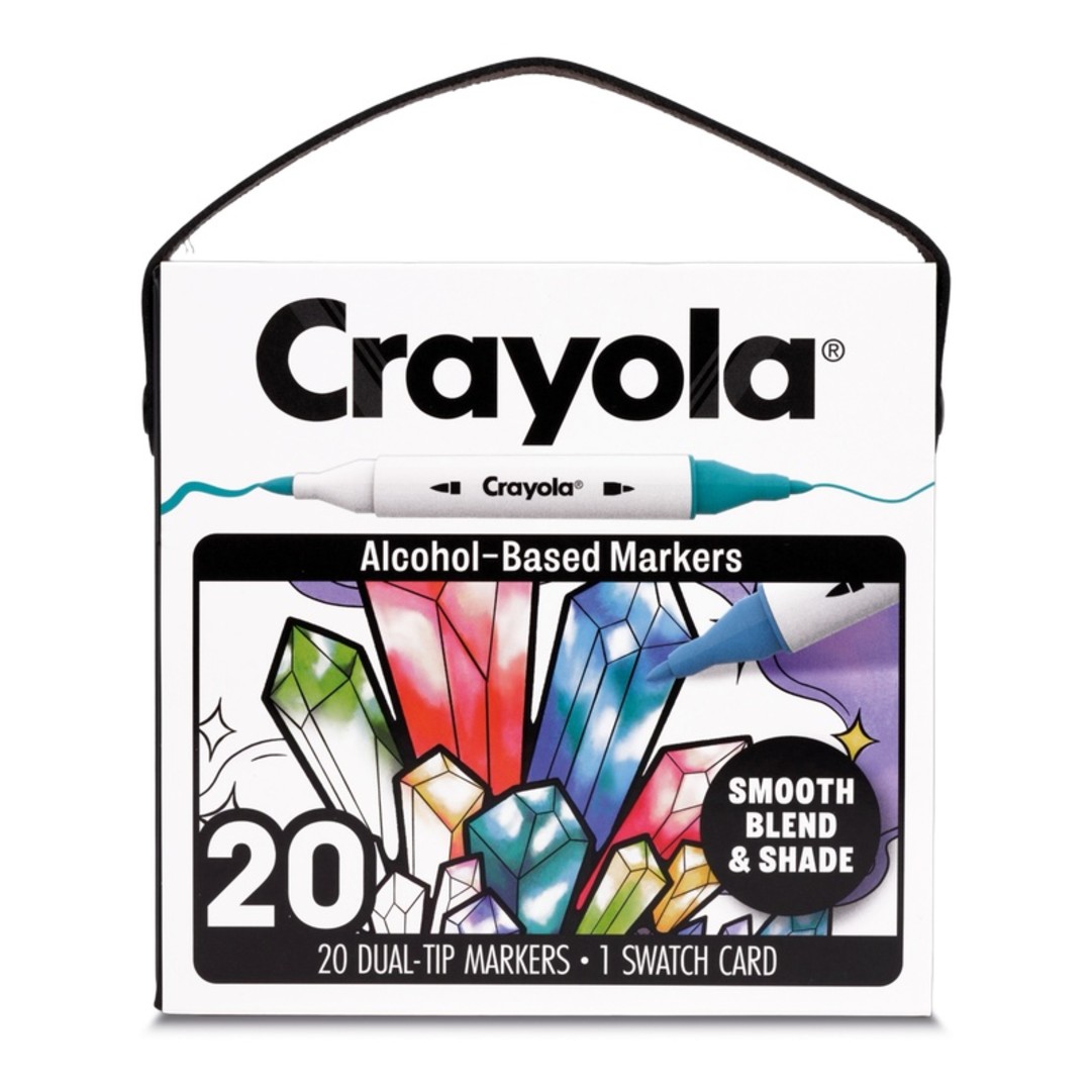 Crayola All Grown Up - Pennarelli a base alcolica doppia punta- 20 pzFront view