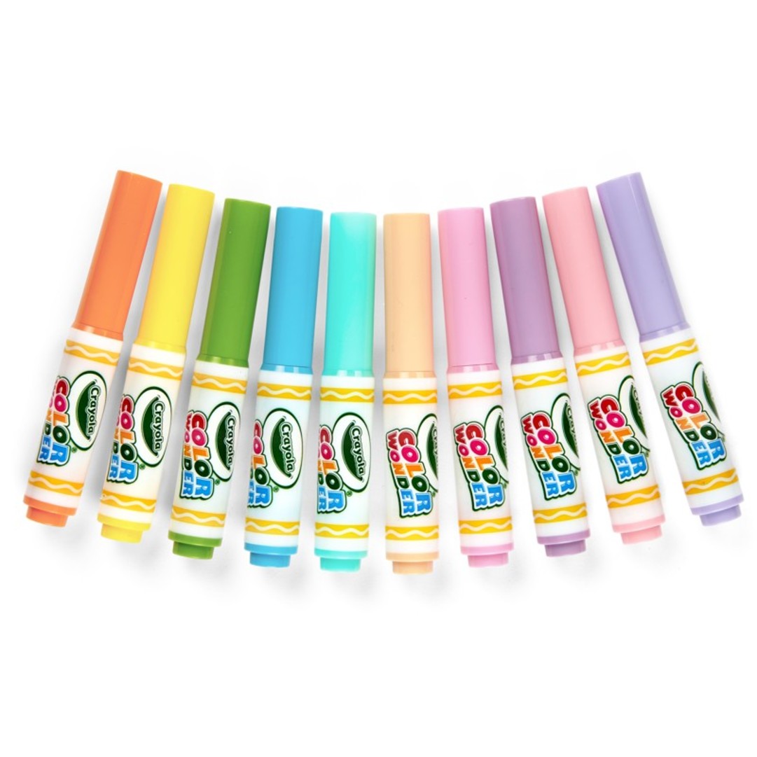 Color Wonder 10 Pennarelli Senza Macchia - Colori PastelloContents