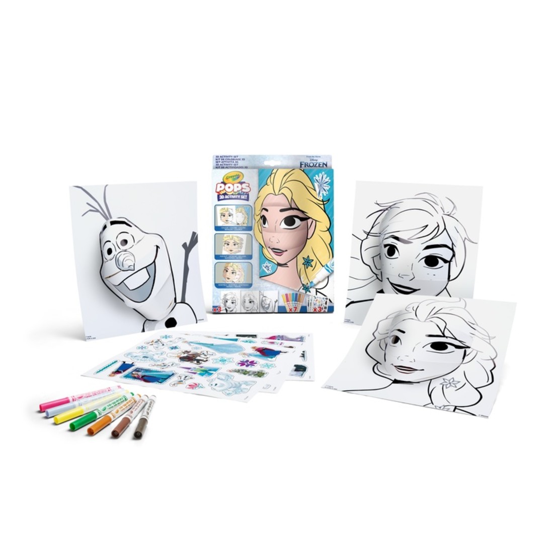 POPS Set attivit 3D - Disney FrozenPackaging with contents