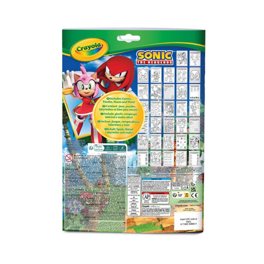 Album Attivit & Coloring  SonicBack view