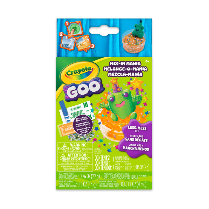 Goo Mix-In Mania Frog PlaysetFront view