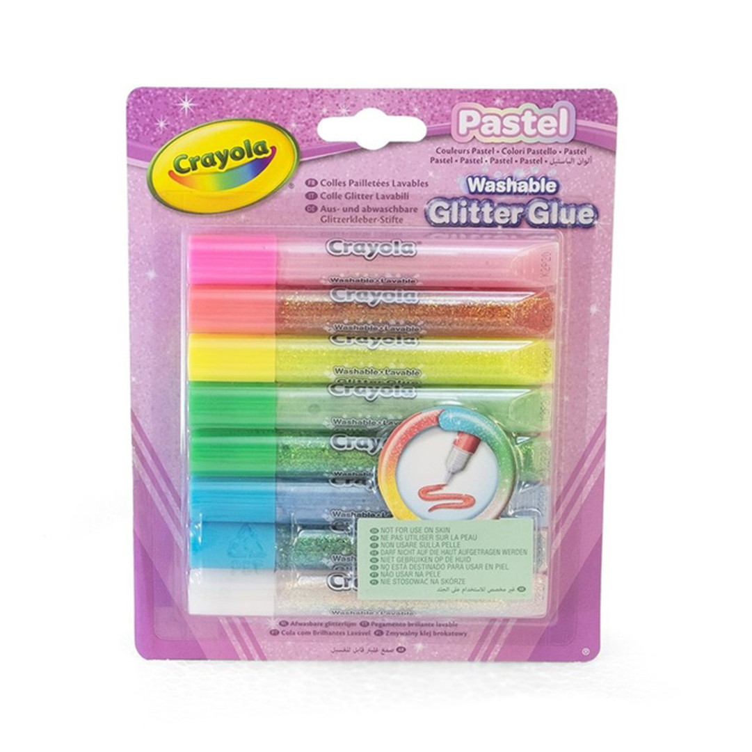 Pastel -  8 Colle GlitterFront view