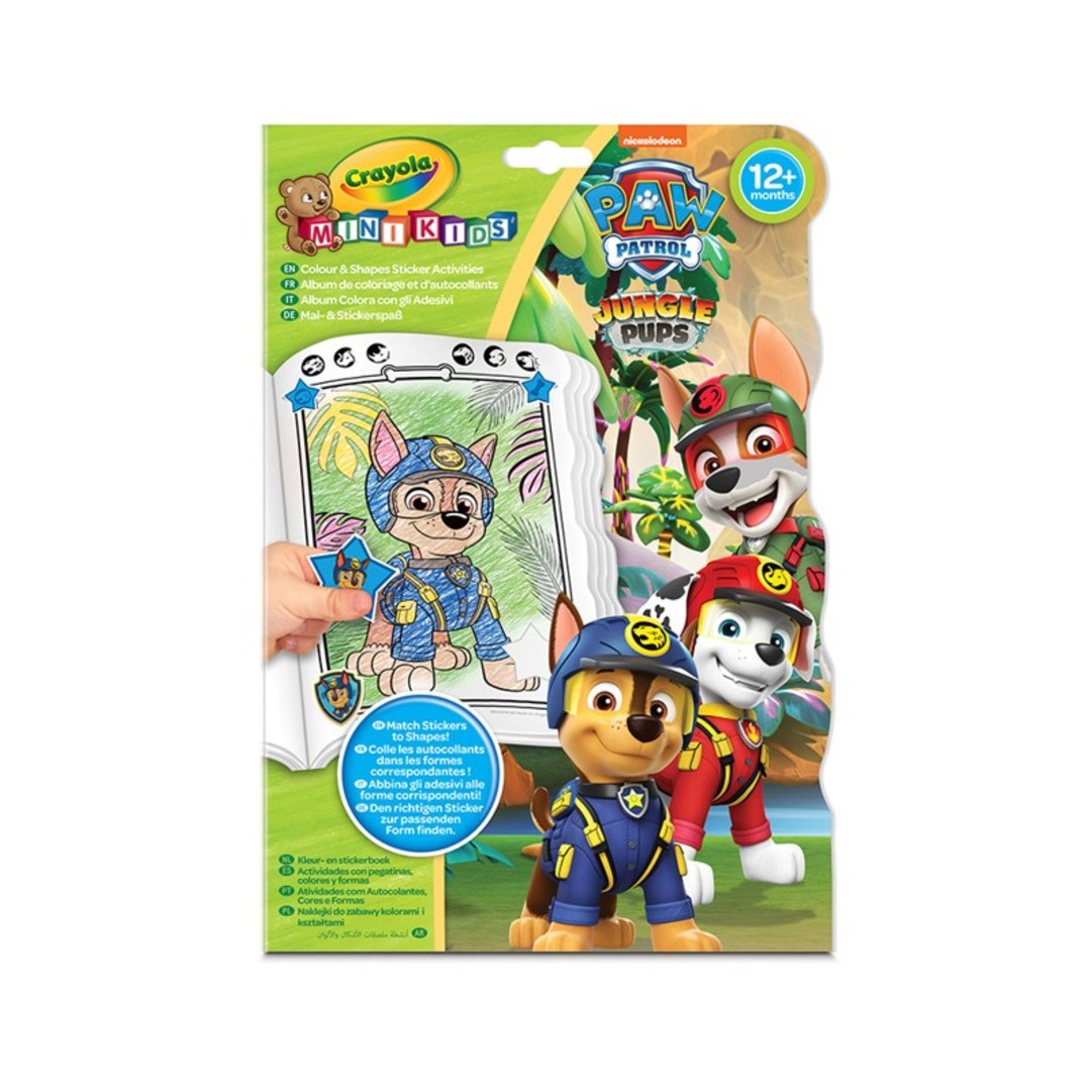 Mini Kids -  Album da Colorare con Adesivi Paw PatrolFront view