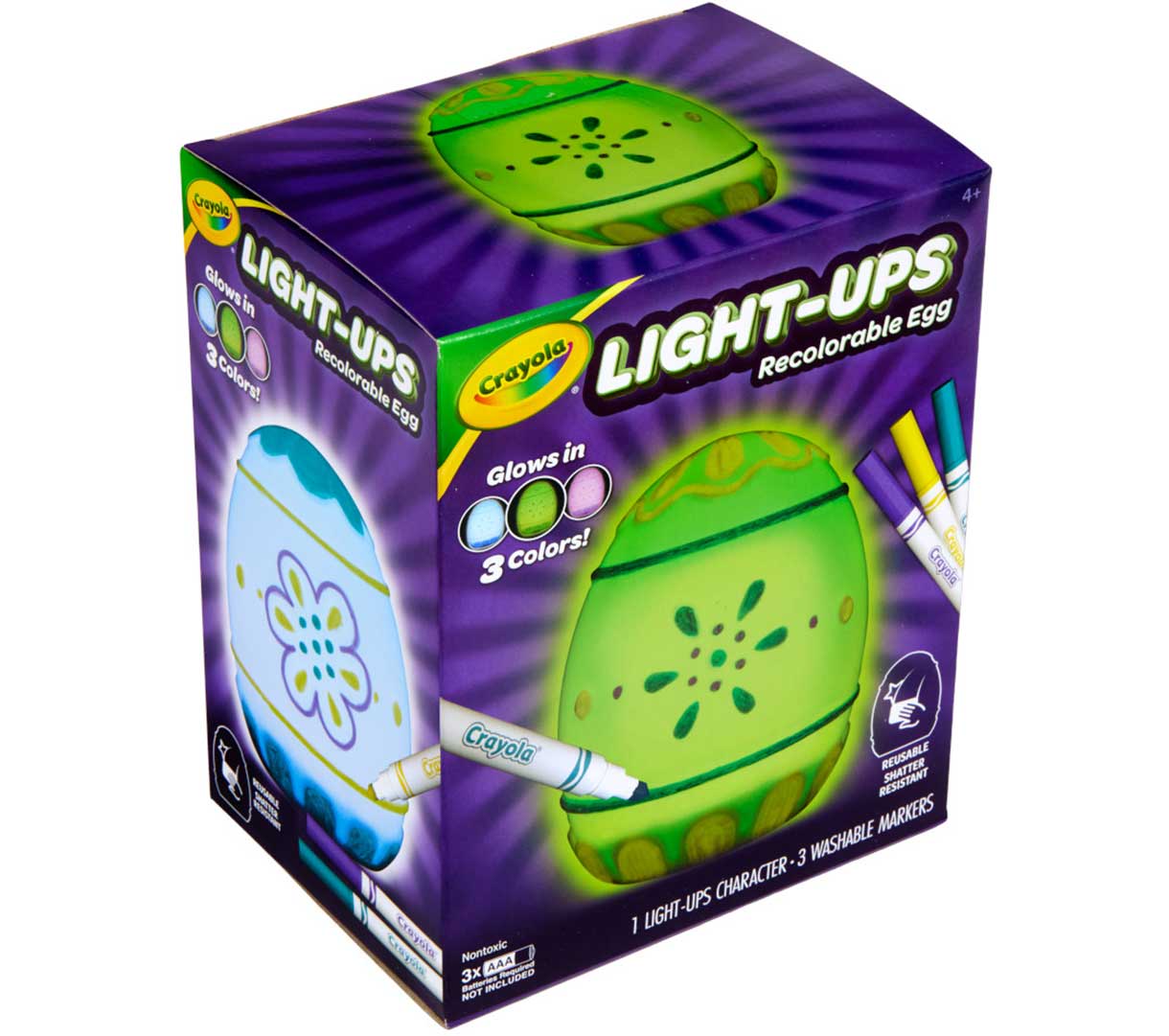 Lights-Up Egg left side view