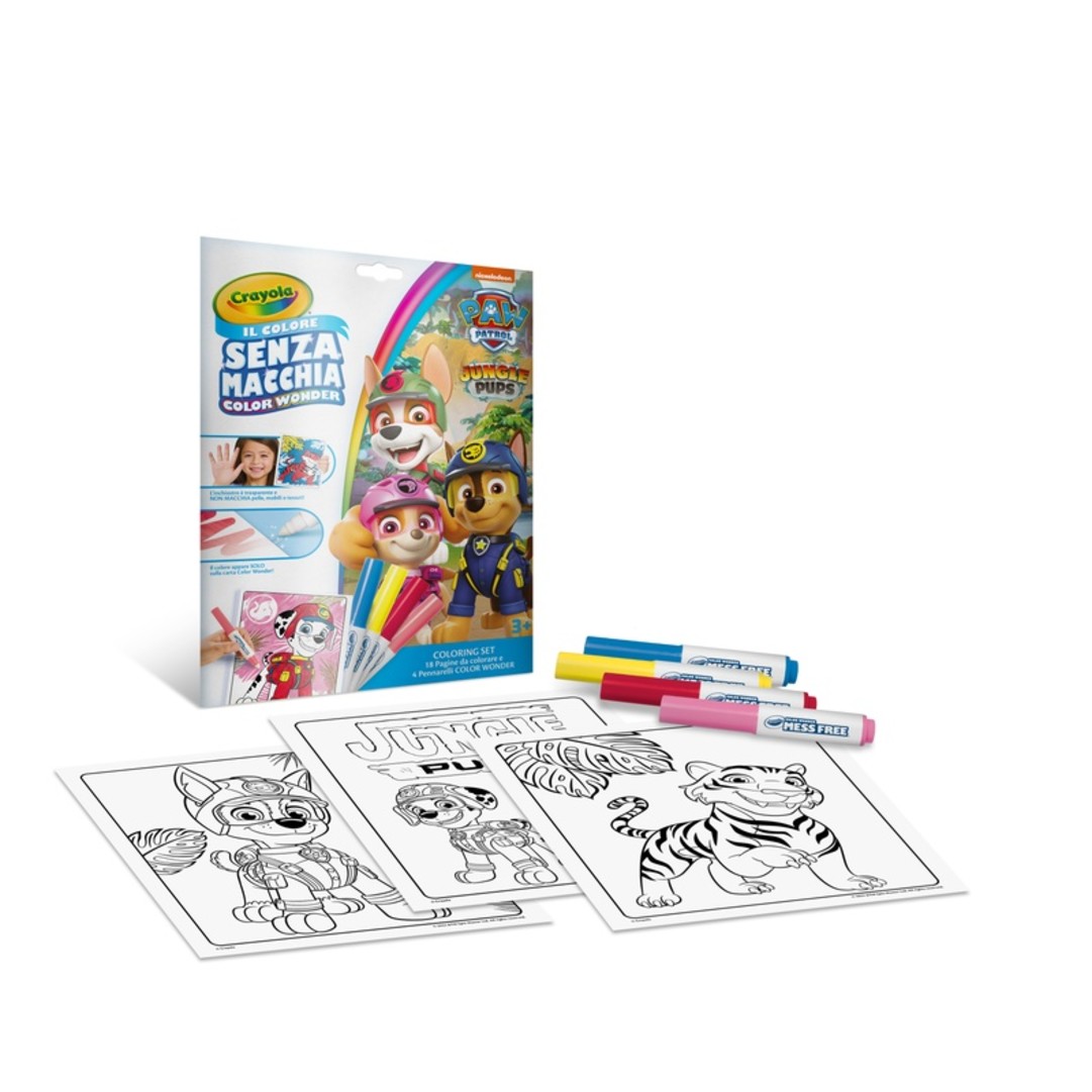 Color Wonder Coloring Set - Paw PatrolPackaging with contents