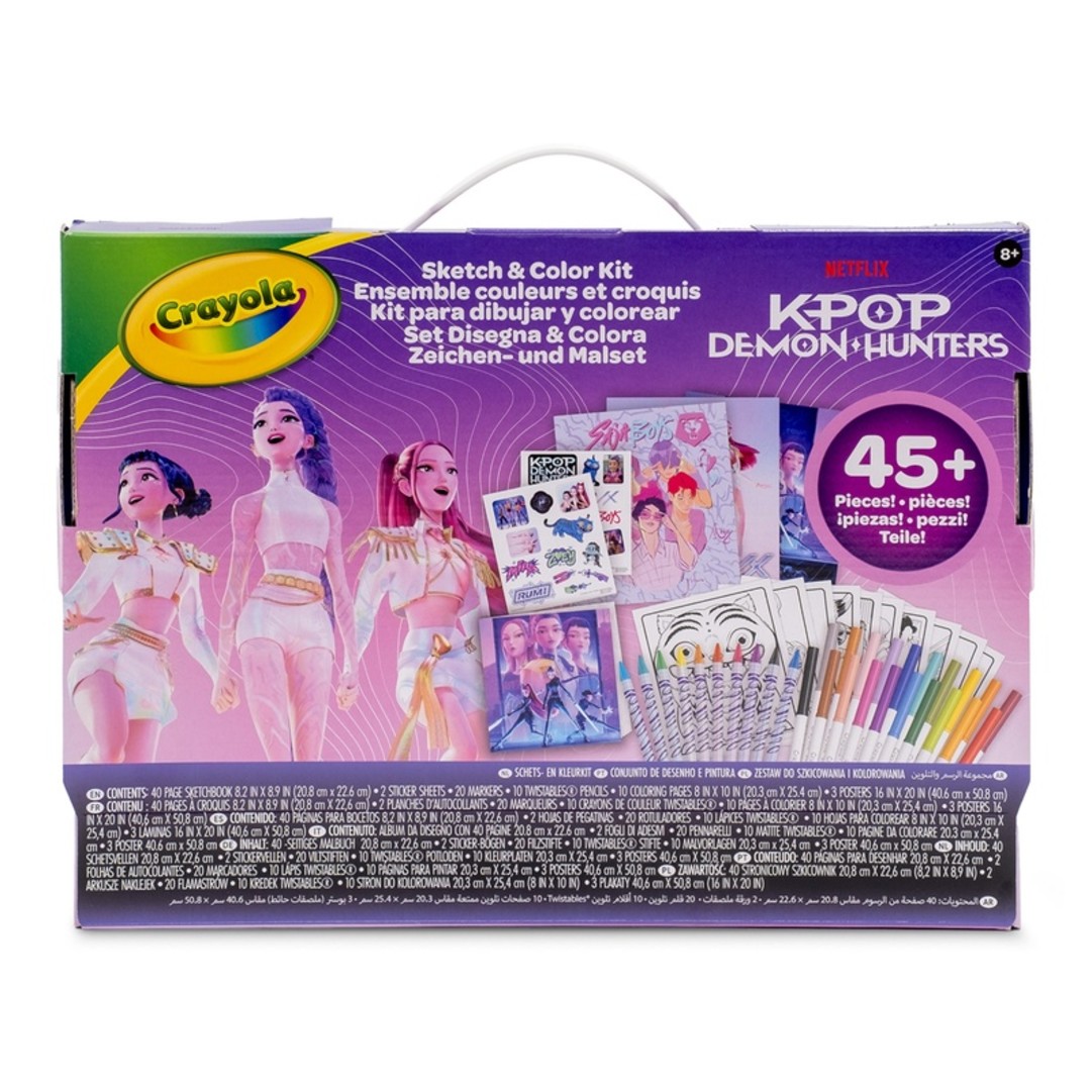 K-Pop Demon Hunterss Demon Hunters - Kit disegna e colora Front view