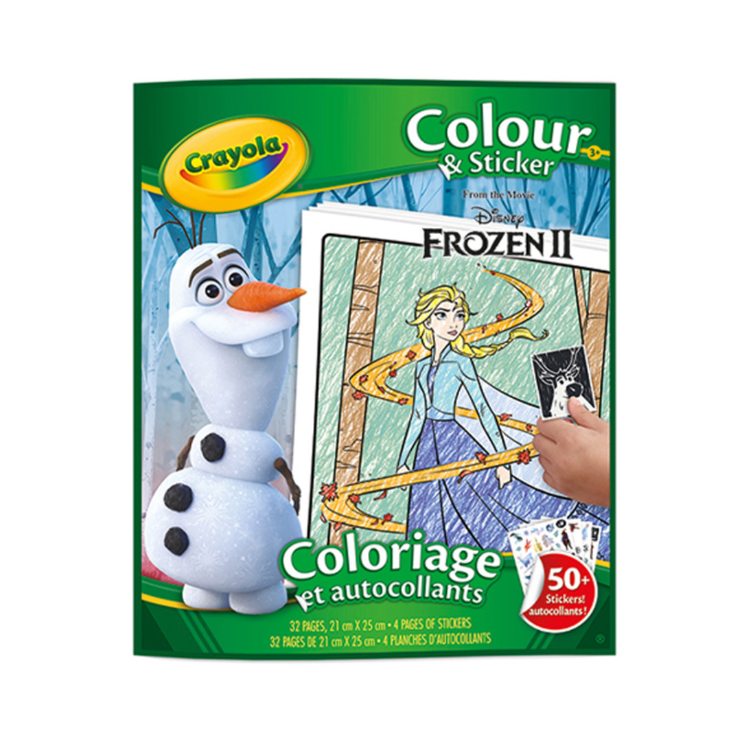 Album Colour & sticker  - Disney Frozen 2Front view