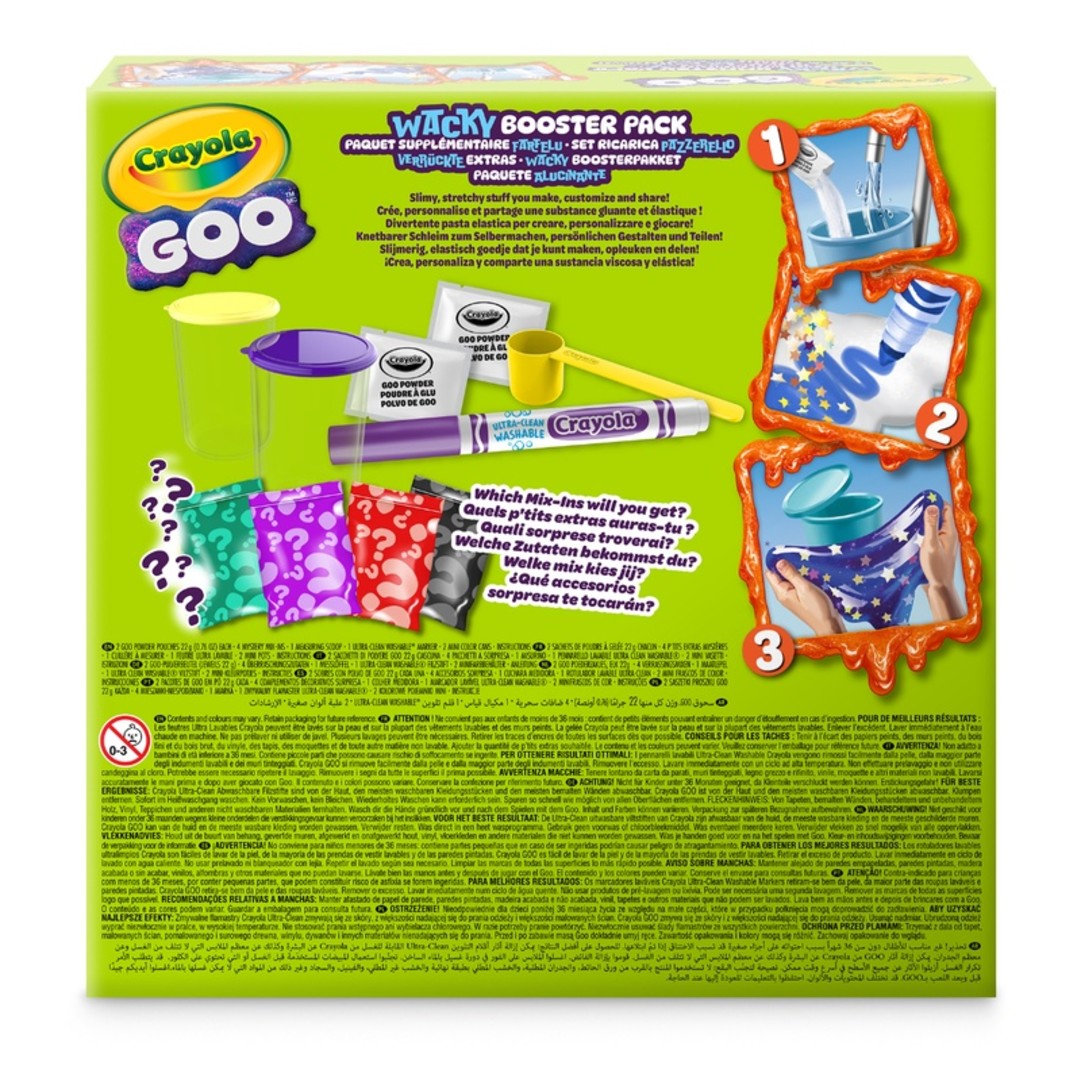 Goo Kit Slime Set Ricarica a sorpresaBack view