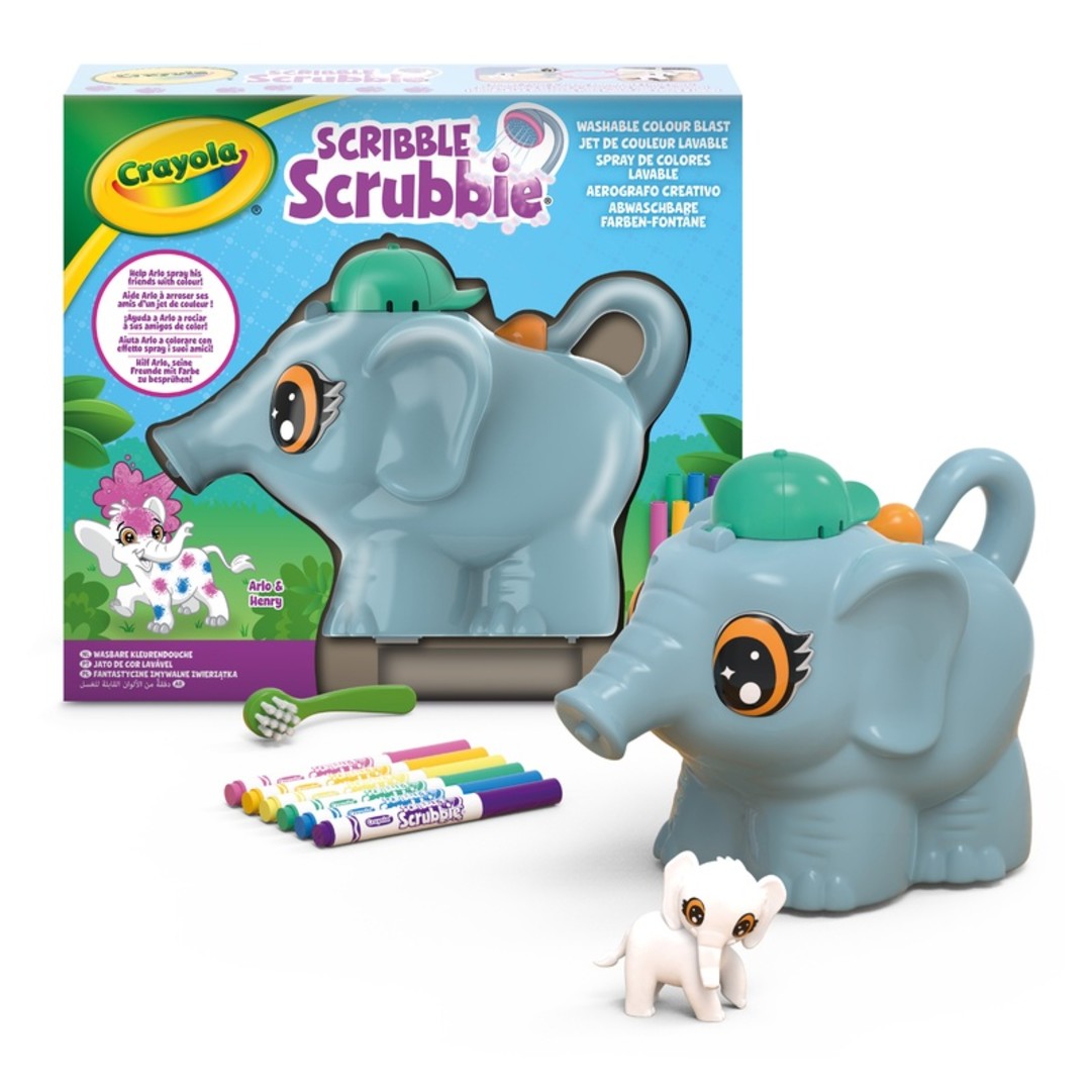 Scribble Scrubbie Color Blast - Creative Airbrush for KidsContents