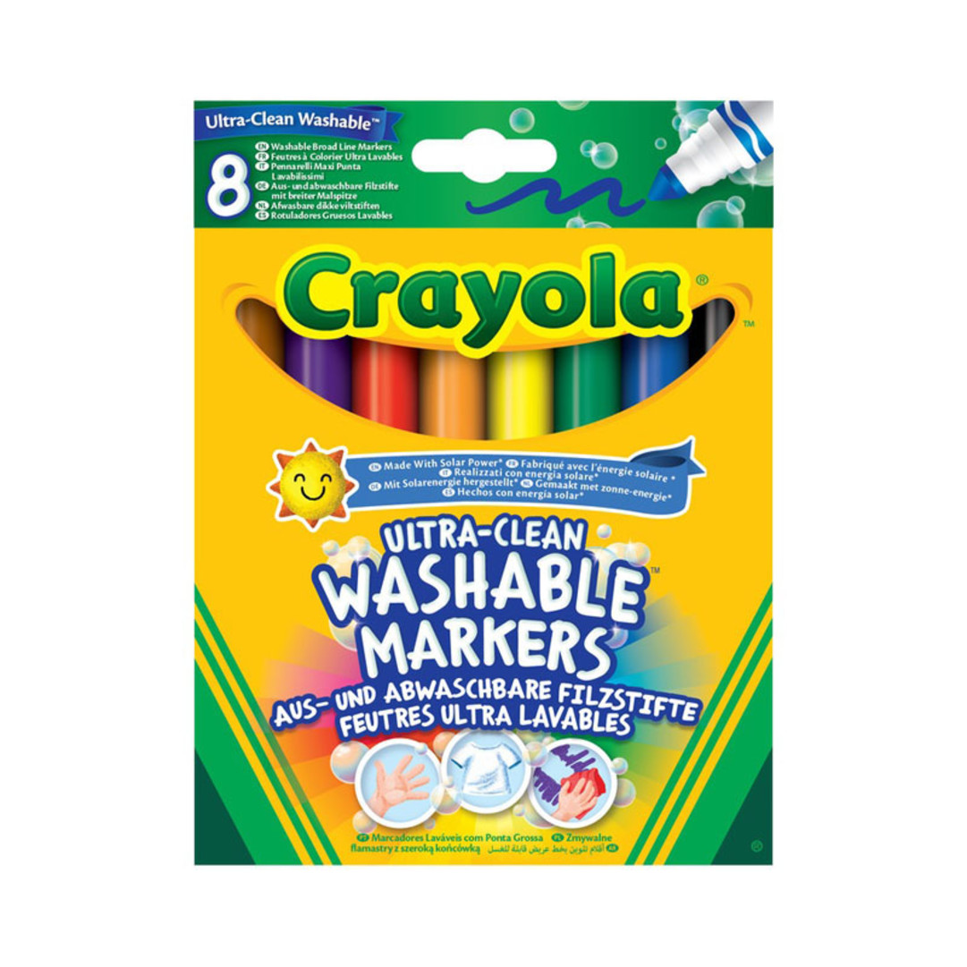 Ultra-Clean Washable Markers, Pack of 8 front view