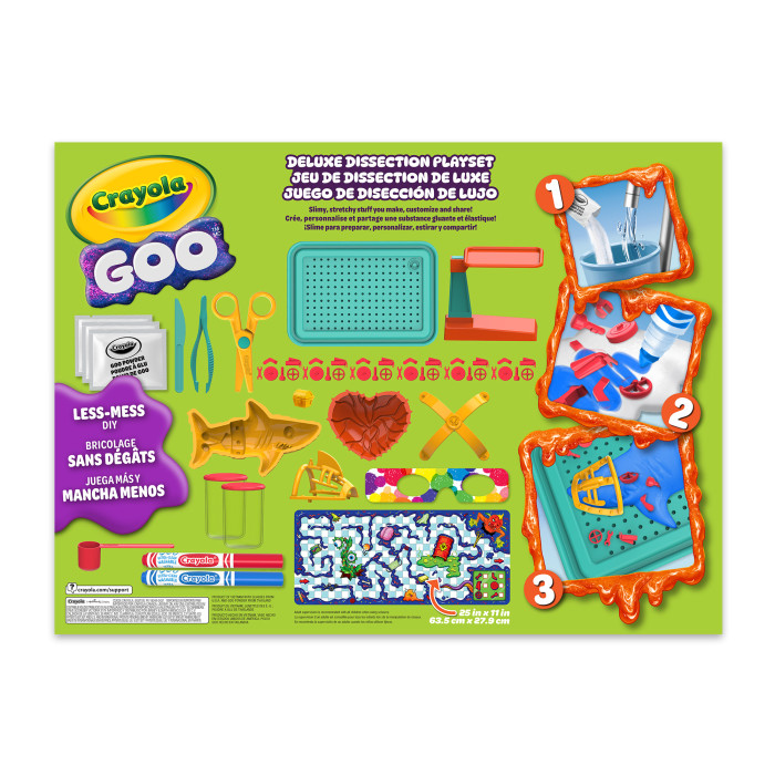 Goo Dissection PlaysetBack view