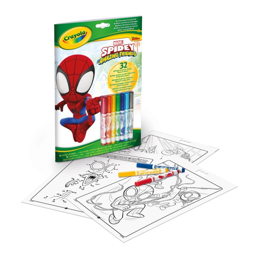 Album Attivit & Coloring -  SpideyPackaging with contents