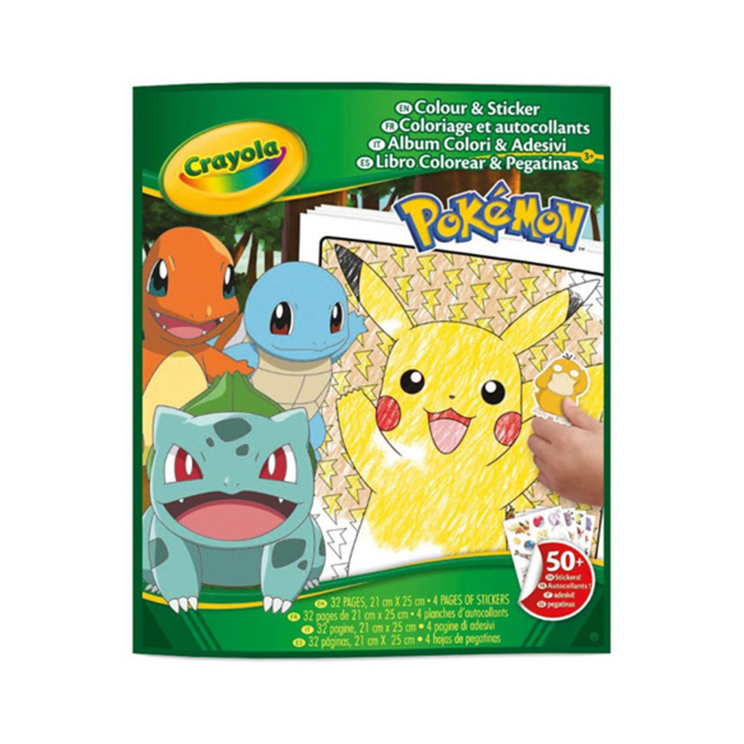 Album Colour & sticker - PokmonFront view