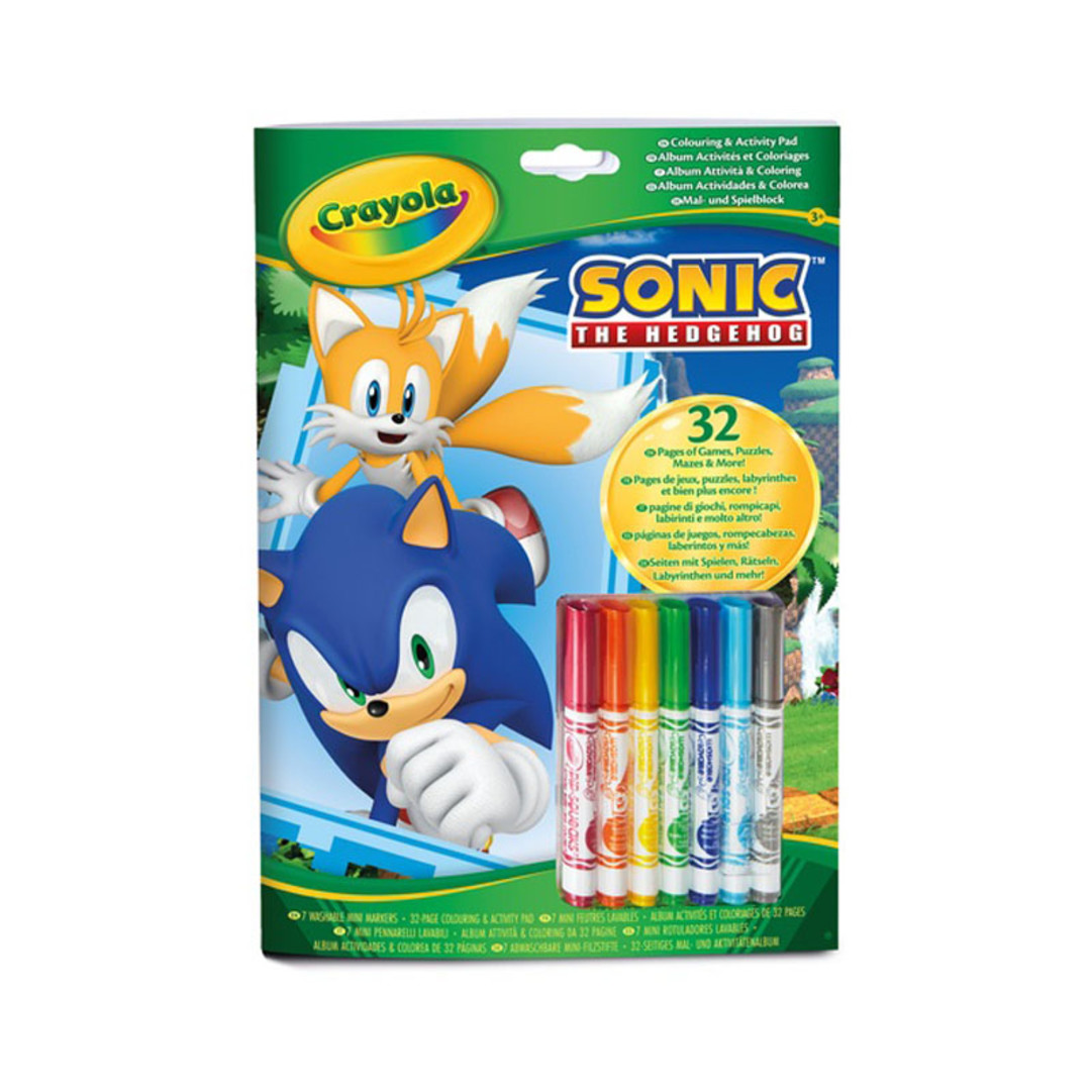 Album Attivit & Coloring  SonicFront view