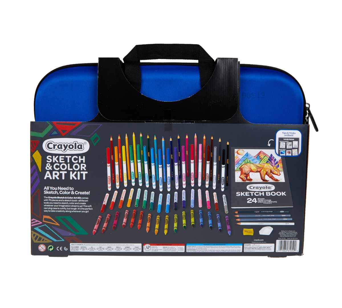 Sketch & Color Art Set back view