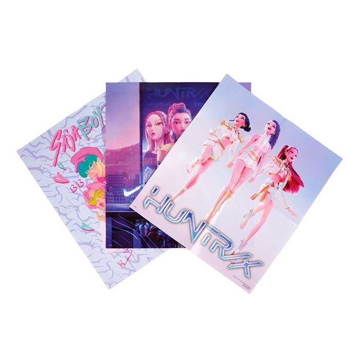 K-Pop Demon Hunters Art Case posters.