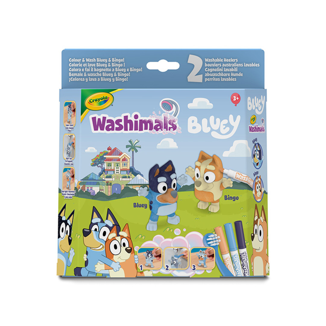 Washimals Bluey - Set Attivit con 2 cuccioliContents